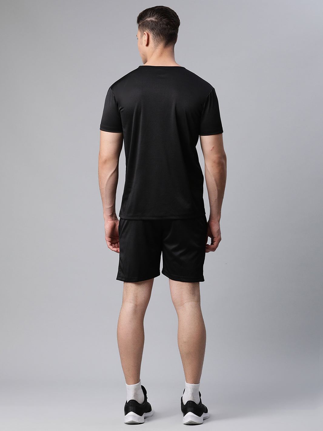 Mack Jonney Dryfit Solid Black Tracksuit for Men
