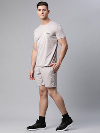 Mack Jonney Dryfit Solid Light Grey Tracksuit for Men