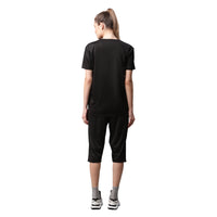 Mack Jonney Dryfit Solid Black Tracksuit for Women