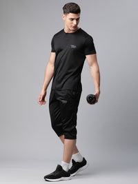 Mack Jonney Dryfit Solid Black Tracksuit for Men