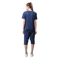Mack Jonney Dryfit Solid Blue Tracksuit for Women