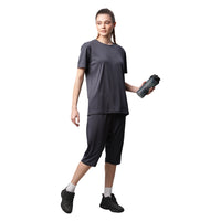 Mack Jonney Dryfit Solid Grey Tracksuit for Women
