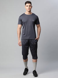 Mack Jonney Dryfit Solid Grey Tracksuit for Men