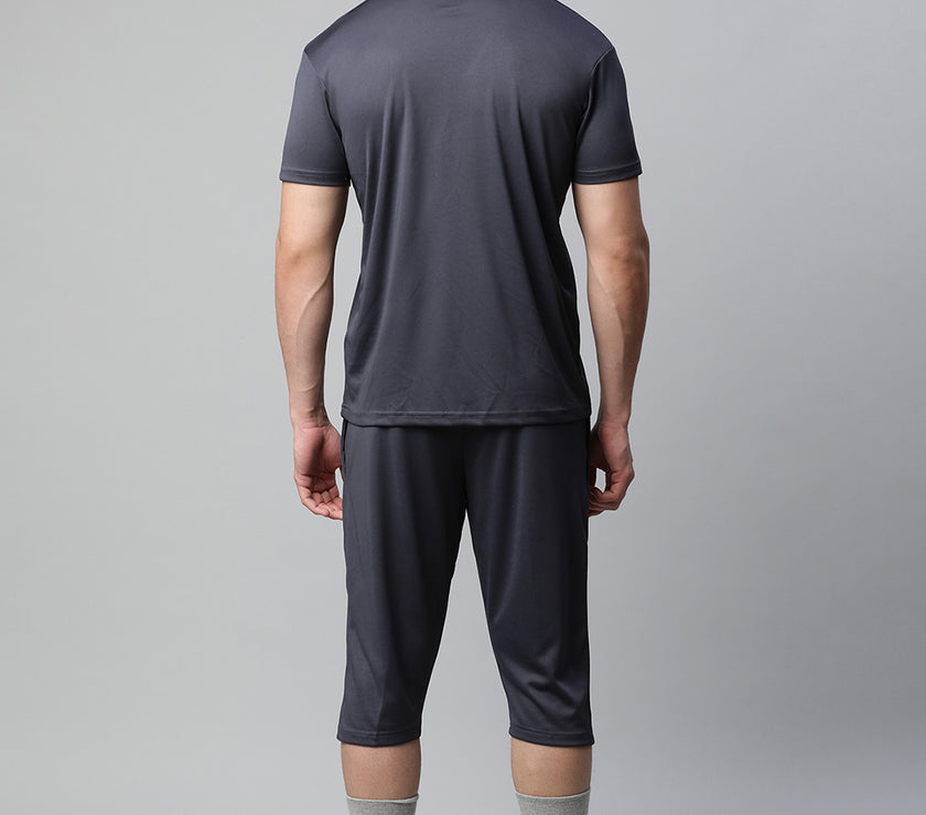 Mack Jonney Dryfit Solid Grey Tracksuit for Men