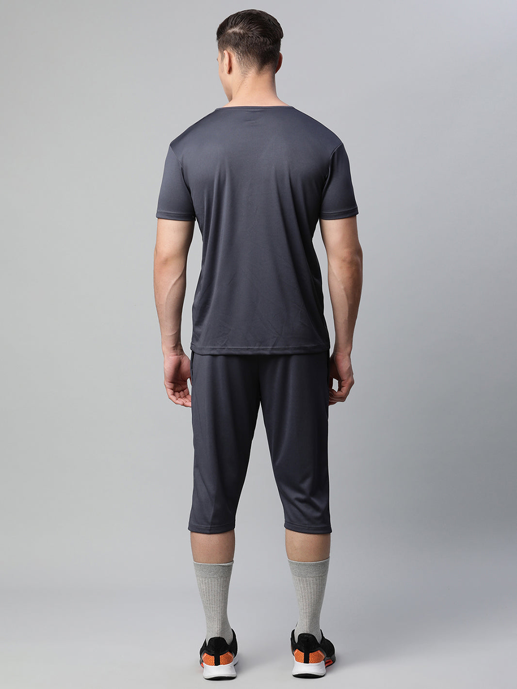 Mack Jonney Dryfit Solid Grey Tracksuit for Men