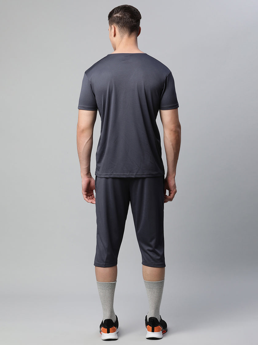 Mack Jonney Dryfit Solid Grey Tracksuit for Men