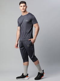 Mack Jonney Dryfit Solid Grey Tracksuit for Men