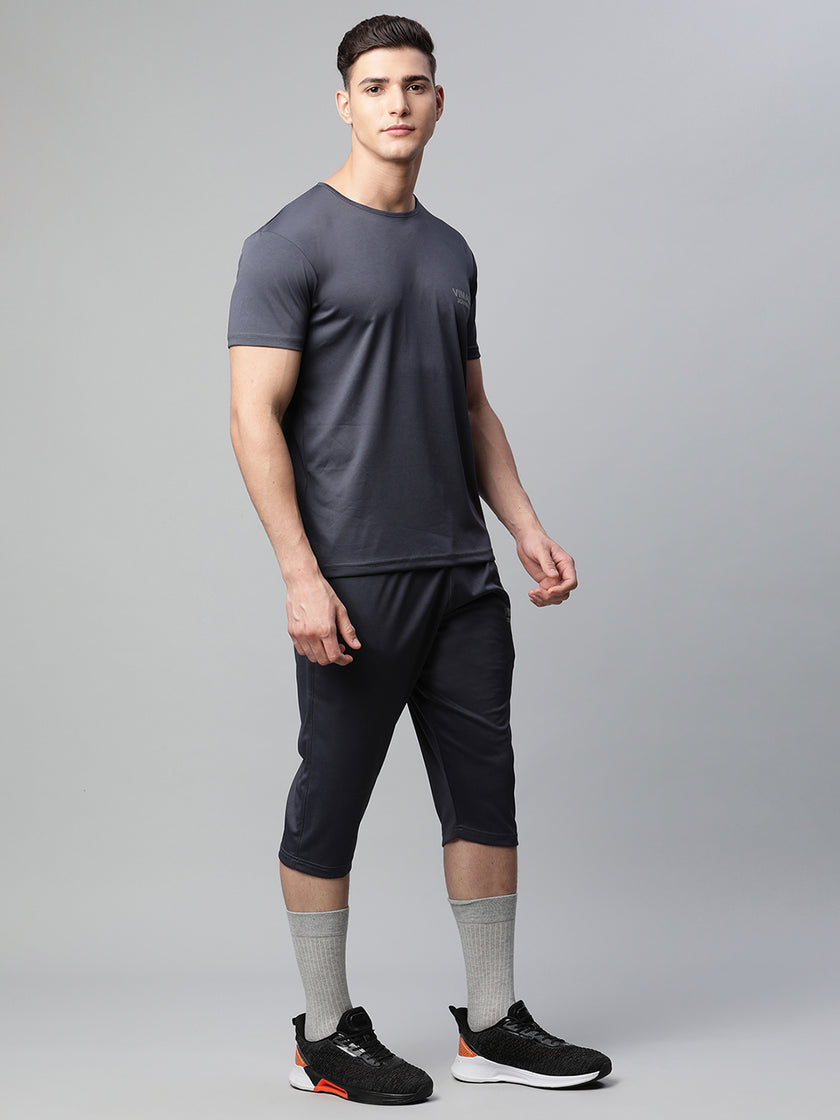 Mack Jonney Dryfit Solid Grey Tracksuit for Men