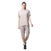 Mack Jonney Dryfit Solid Light Grey Tracksuit for Women