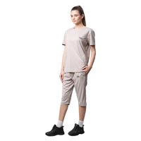Mack Jonney Dryfit Solid Light Grey Tracksuit for Women