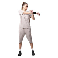 Mack Jonney Dryfit Solid Light Grey Tracksuit for Women