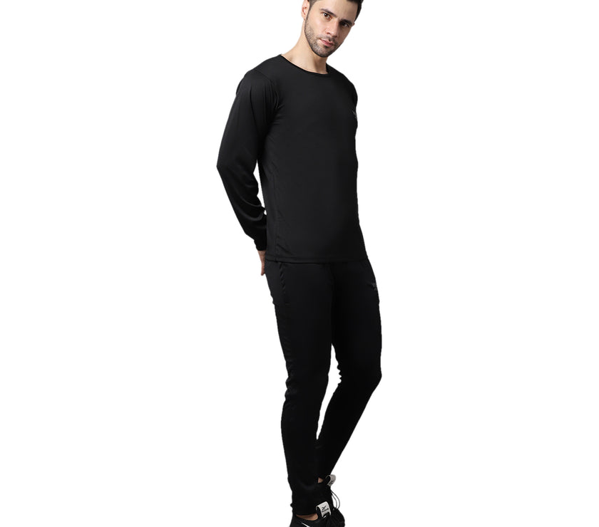 Mack Jonney Dryfit Lycra Black Tracksuit for Men