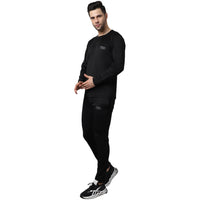 Mack Jonney Dryfit Lycra Black Tracksuit for Men