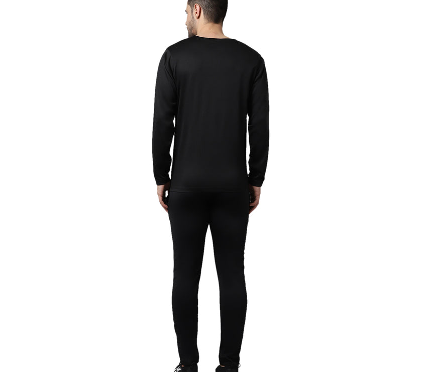 Mack Jonney Dryfit Lycra Black Tracksuit for Men