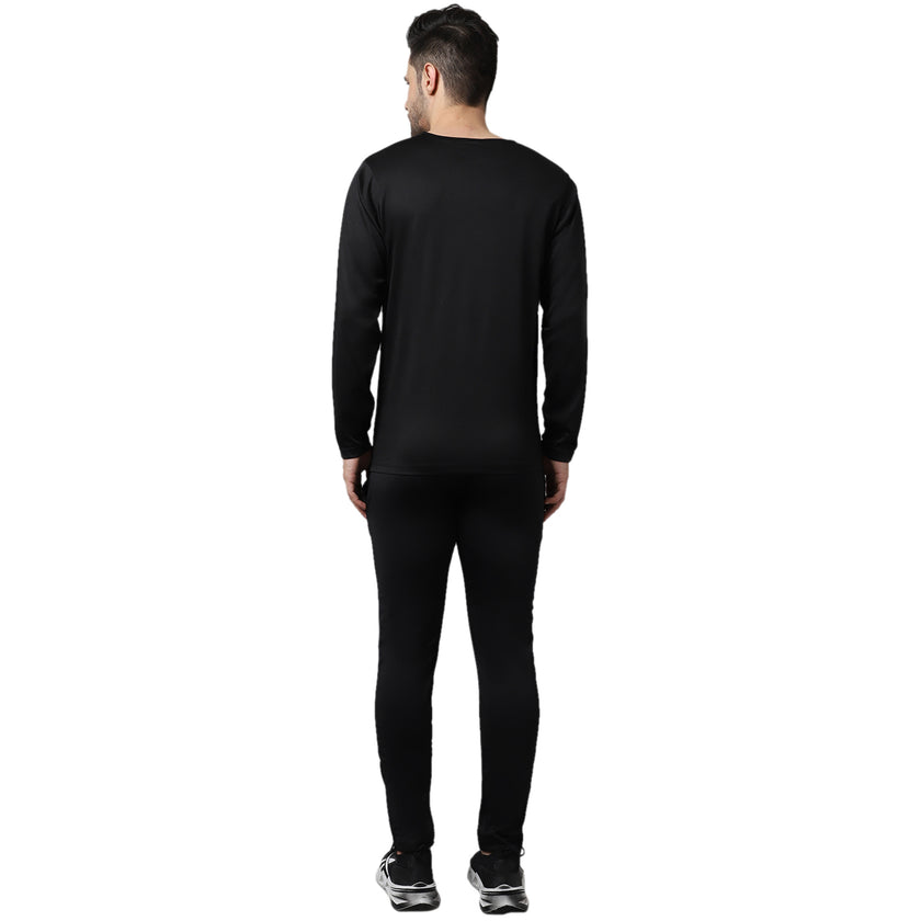 Mack Jonney Dryfit Lycra Black Tracksuit for Men