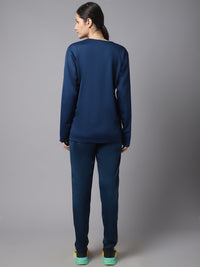 Mack Jonney Dryfit Lycra Blue Tracksuit for Women