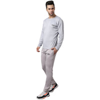 Mack Jonney Dryfit Lycra Light Grey Tracksuit for Men