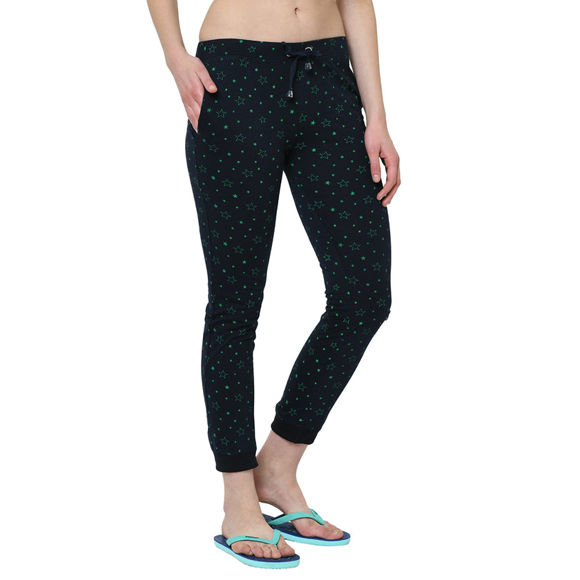 Mack Jonney Blue Trackpant For Women's