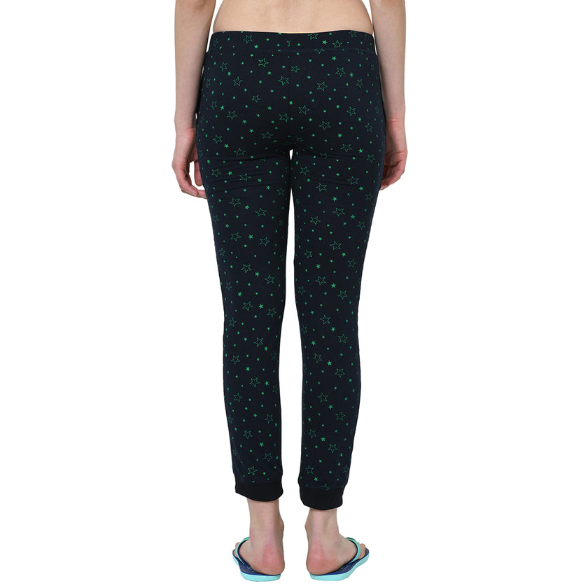 Mack Jonney Blue Trackpant For Women's