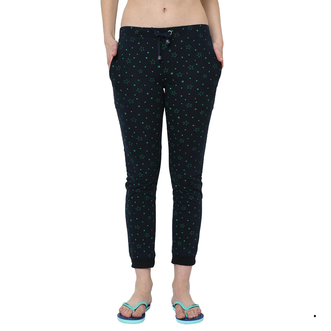 Mack Jonney Blue Trackpant For Women's