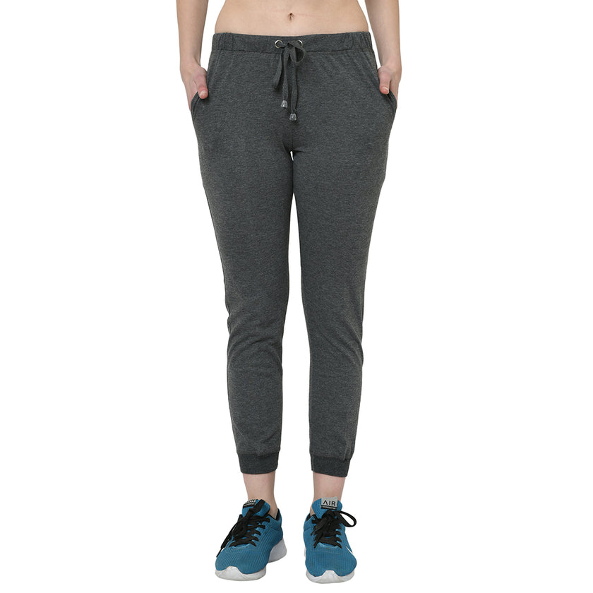 Mack Jonney Grey Trackpant For Women's