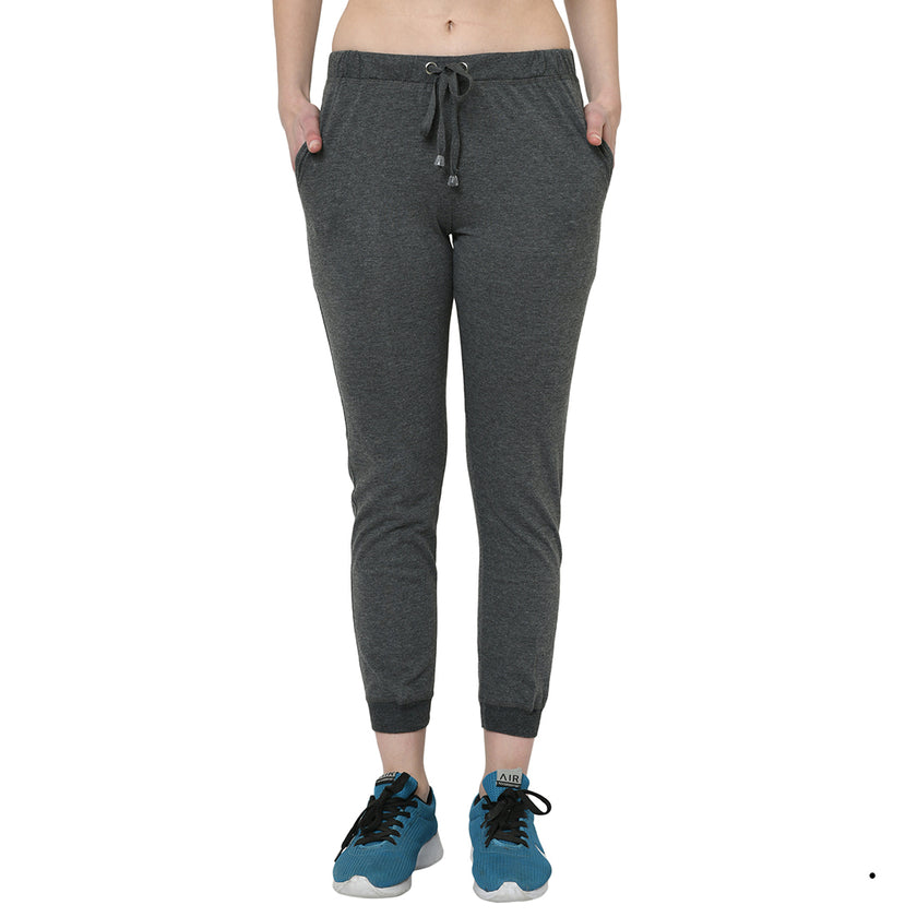 Mack Jonney Grey Trackpant For Women's