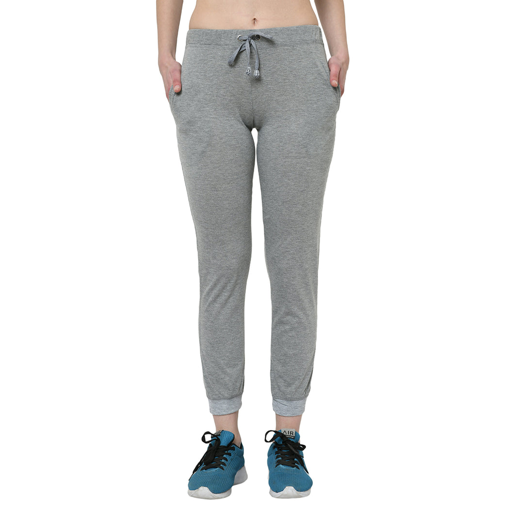 Mack Jonney Silver Trackpant For Women's