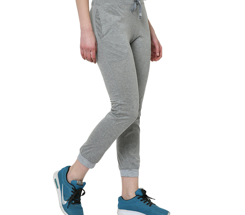 Mack Jonney Silver Trackpant For Women's