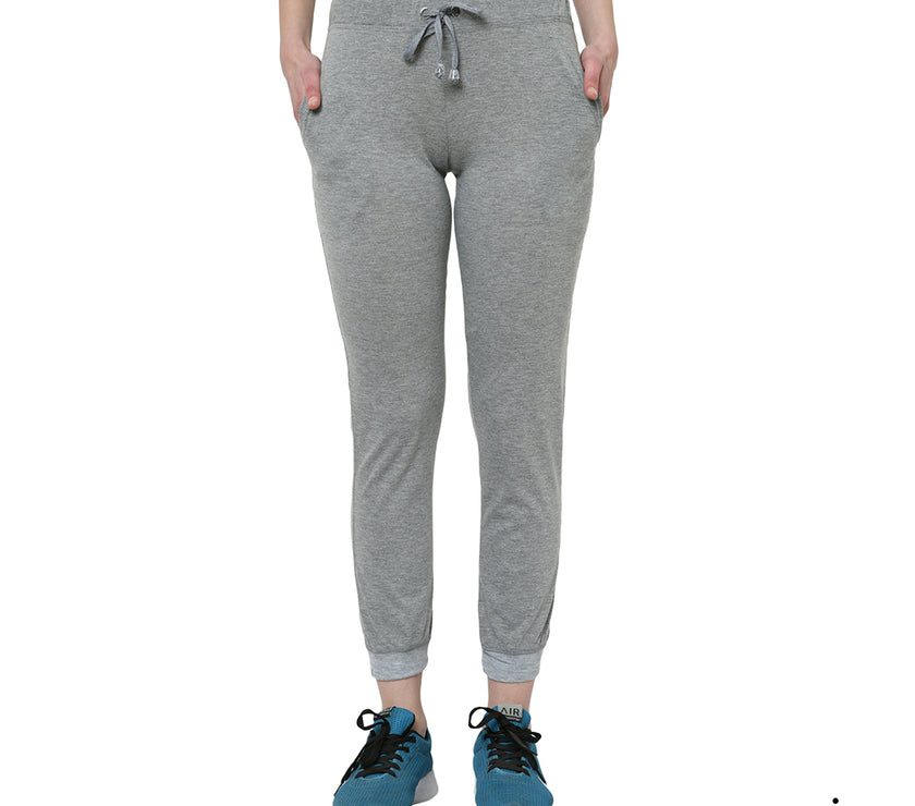 Mack Jonney Silver Trackpant For Women's