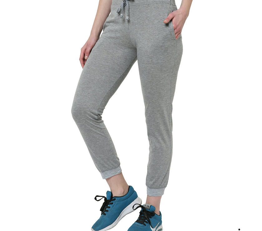 Mack Jonney Silver Trackpant For Women's