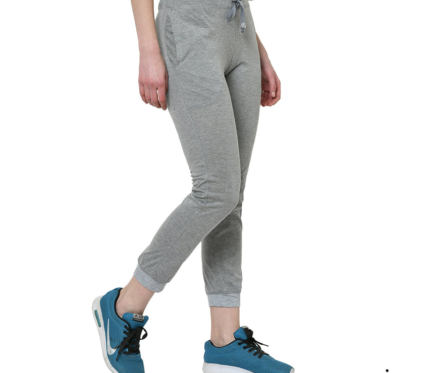 Mack Jonney Silver Trackpant For Women's