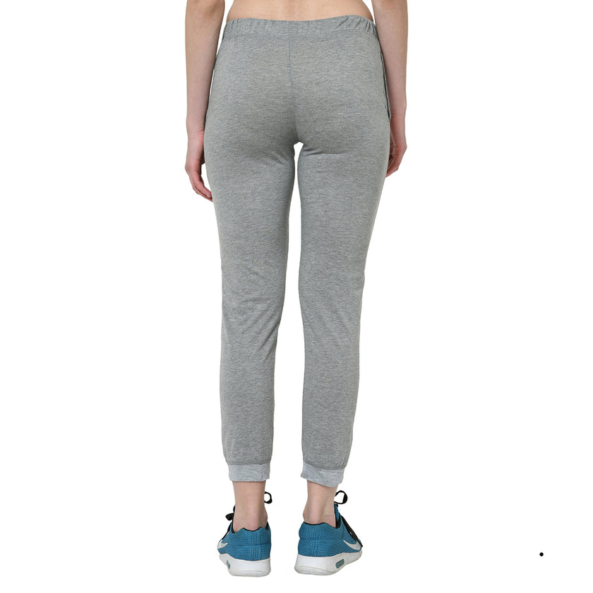 Mack Jonney Silver Trackpant For Women's