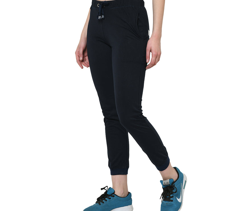 Mack Jonney Blue Trackpant For Women's