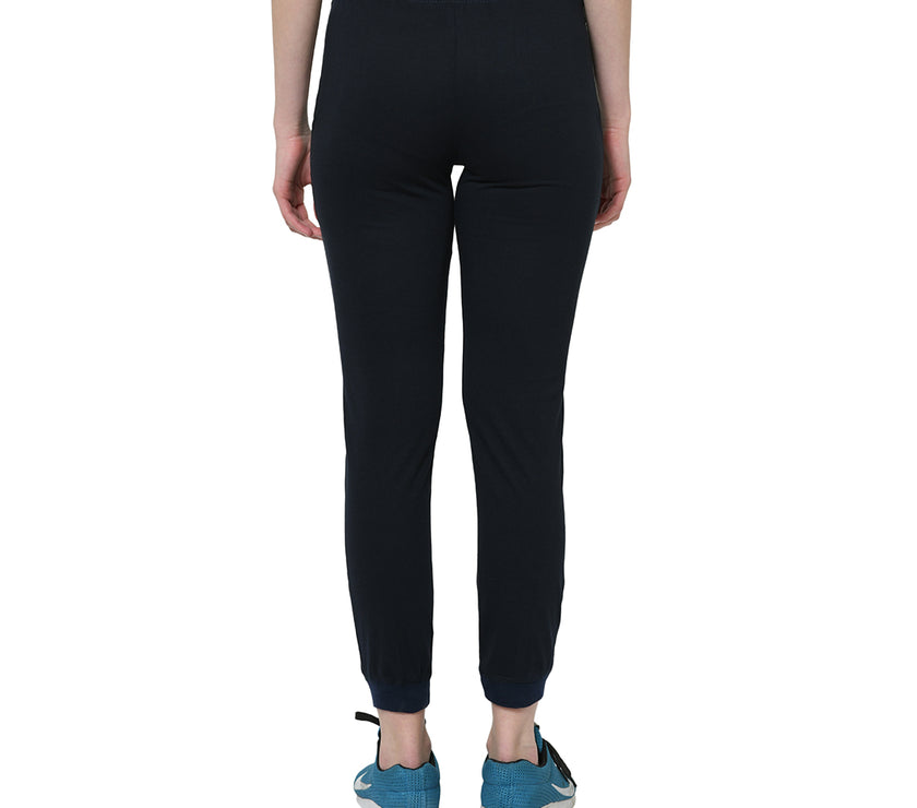 Mack Jonney Blue Trackpant For Women's
