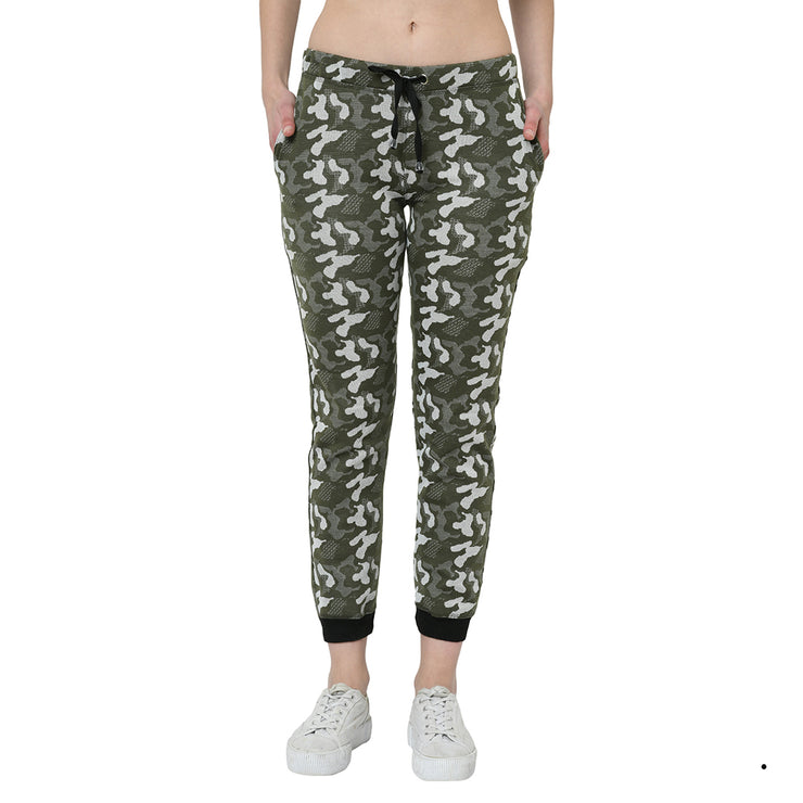 Mack Jonney Green Trackpant For Women's