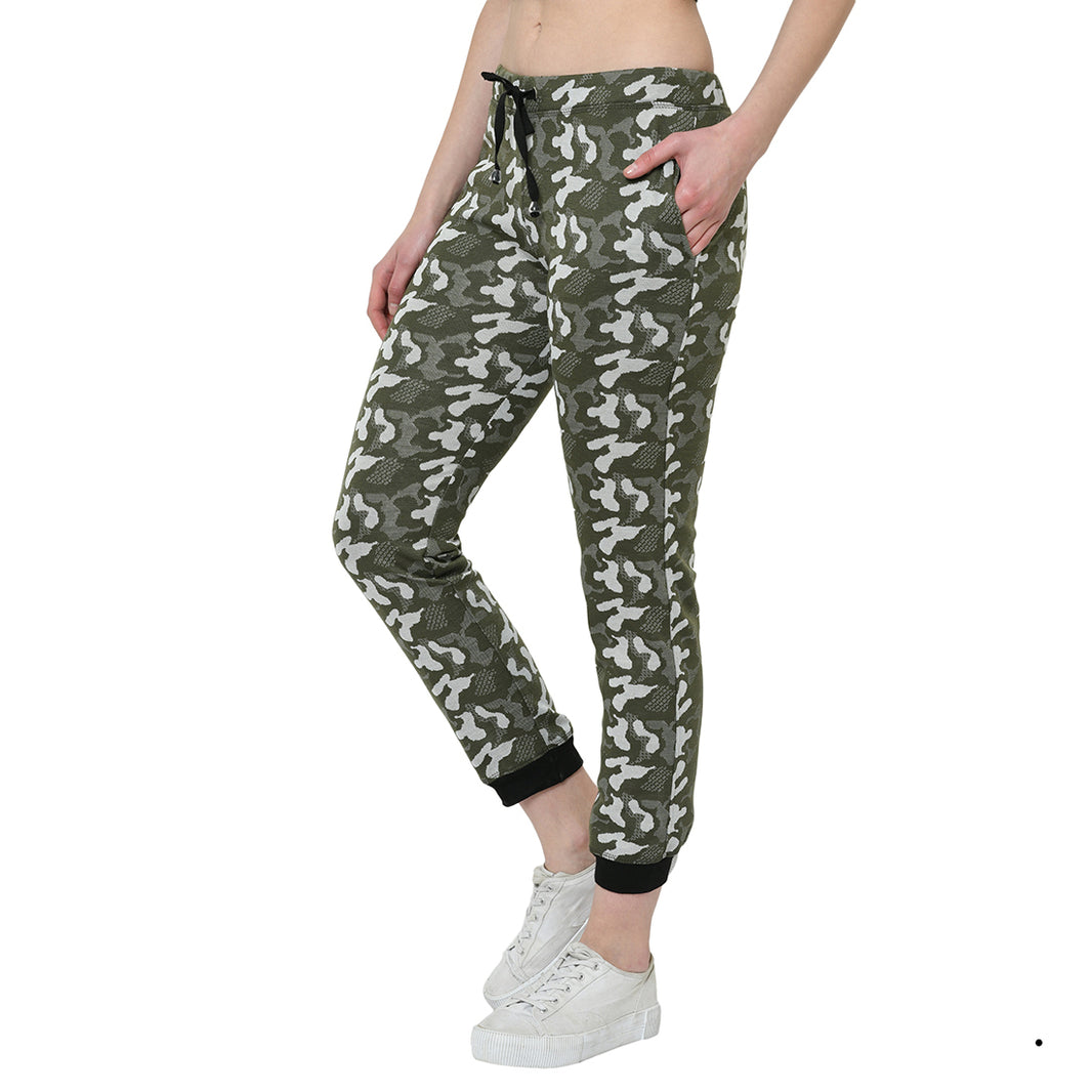 Mack Jonney Green Trackpant For Women's