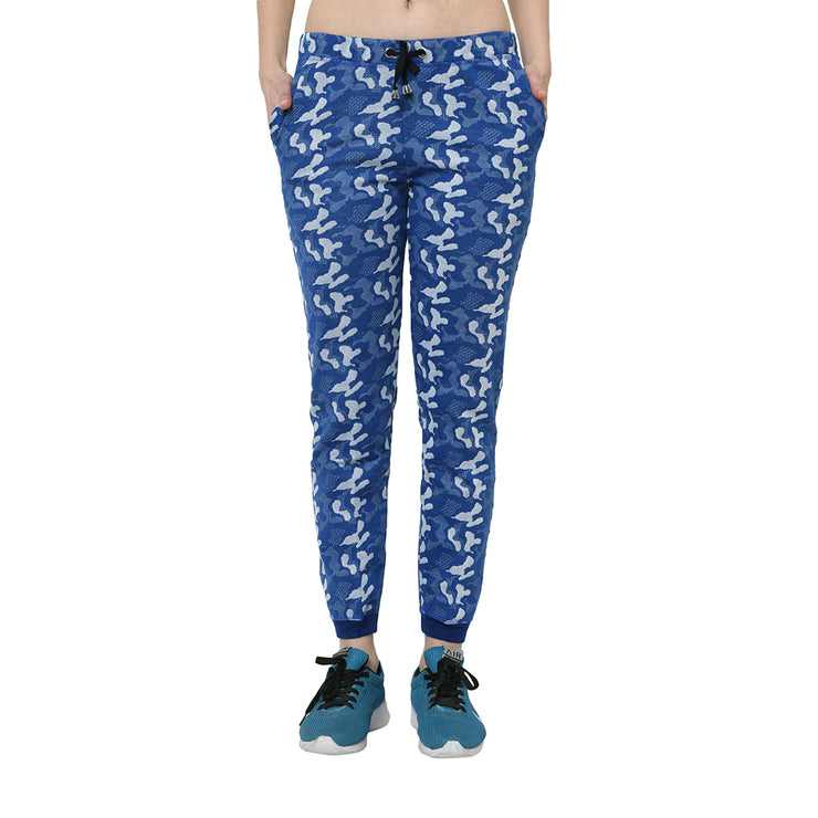 Mack Jonney Dark Blue Trackpant For Women's