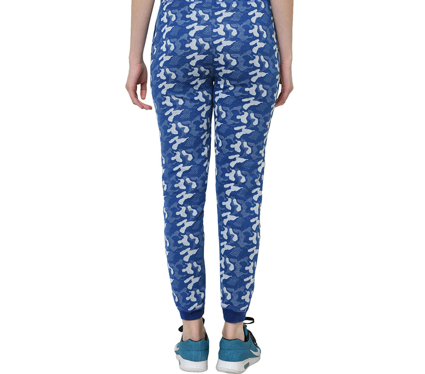 Mack Jonney Dark Blue Trackpant For Women's
