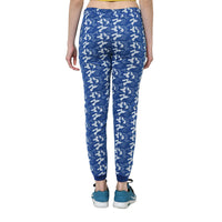 Mack Jonney Dark Blue Trackpant For Women's