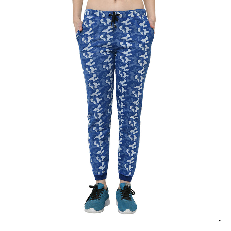 Mack Jonney Dark Blue Trackpant For Women's