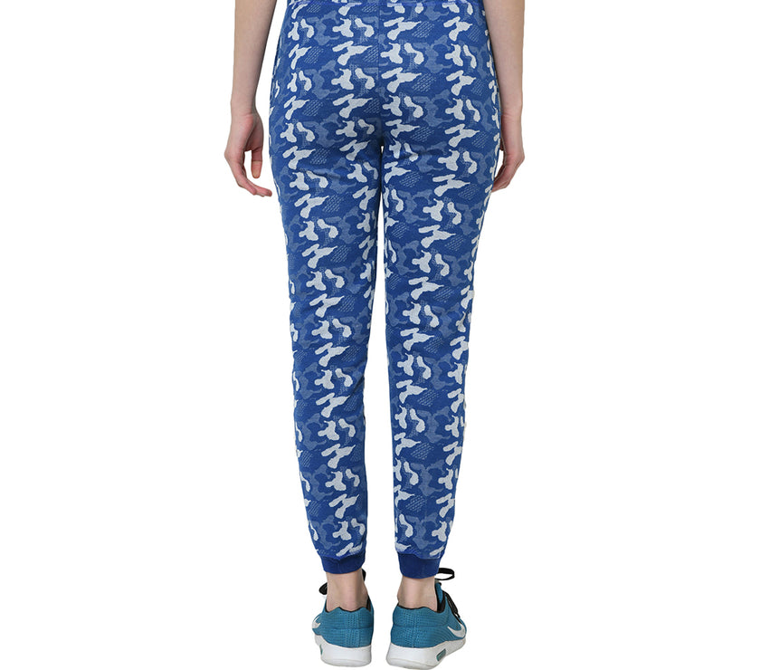 Mack Jonney Dark Blue Trackpant For Women's