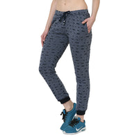 Mack Jonney Blue Trackpant For Women's