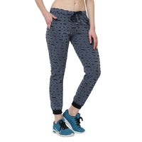 Mack Jonney Blue Trackpant For Women's