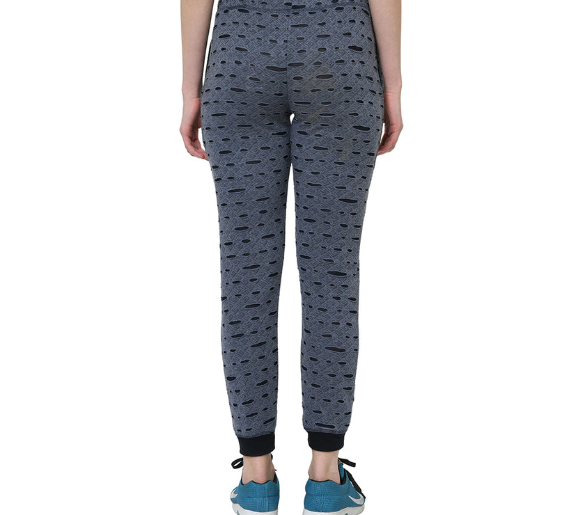 Mack Jonney Blue Trackpant For Women's