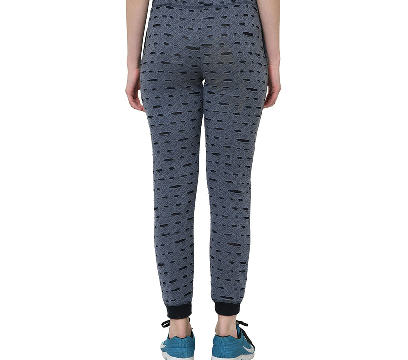 Mack Jonney Blue Trackpant For Women's
