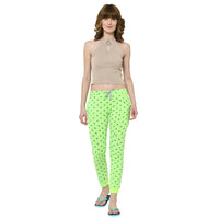 Mack Jonney Green Trackpant For Women's