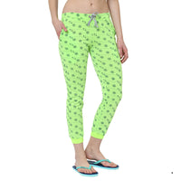 Mack Jonney Green Trackpant For Women's