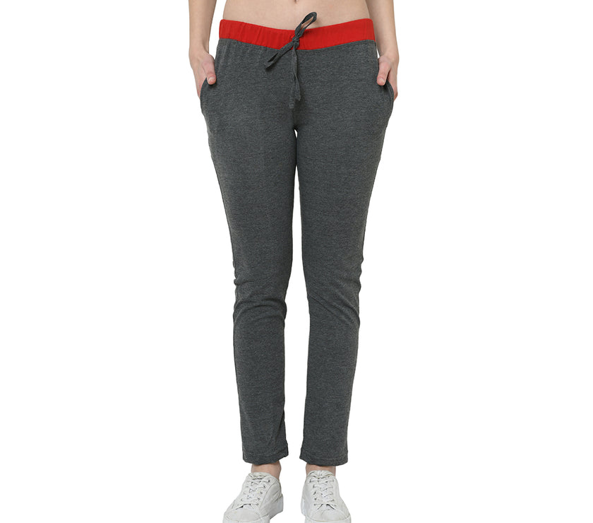 Mack Jonney Grey Trackpant For Women's