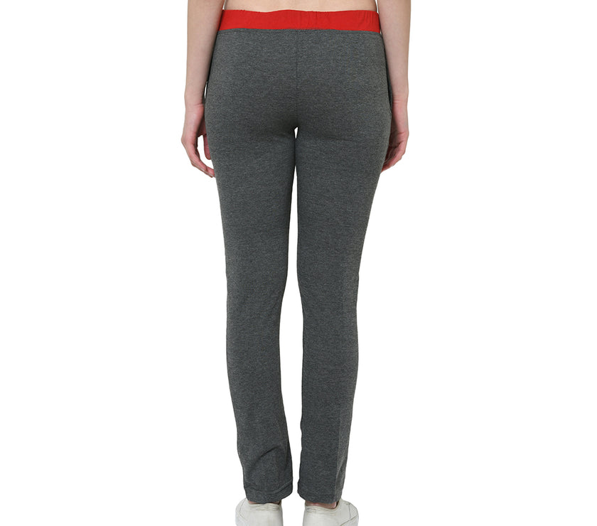 Mack Jonney Grey Trackpant For Women's