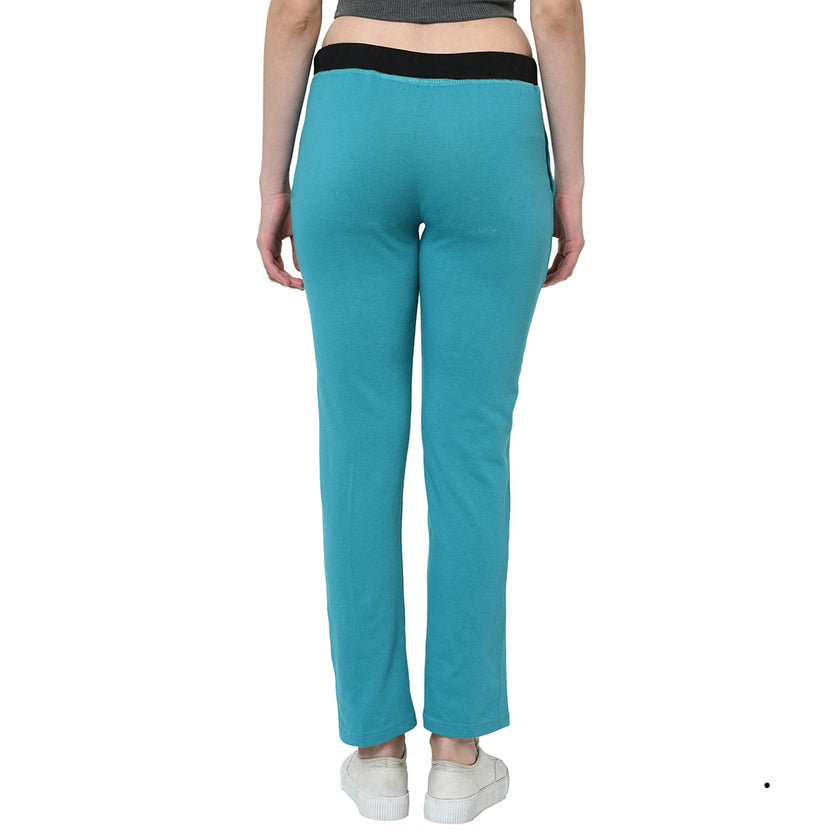 Mack Jonney Light Blue Trackpant For Women's